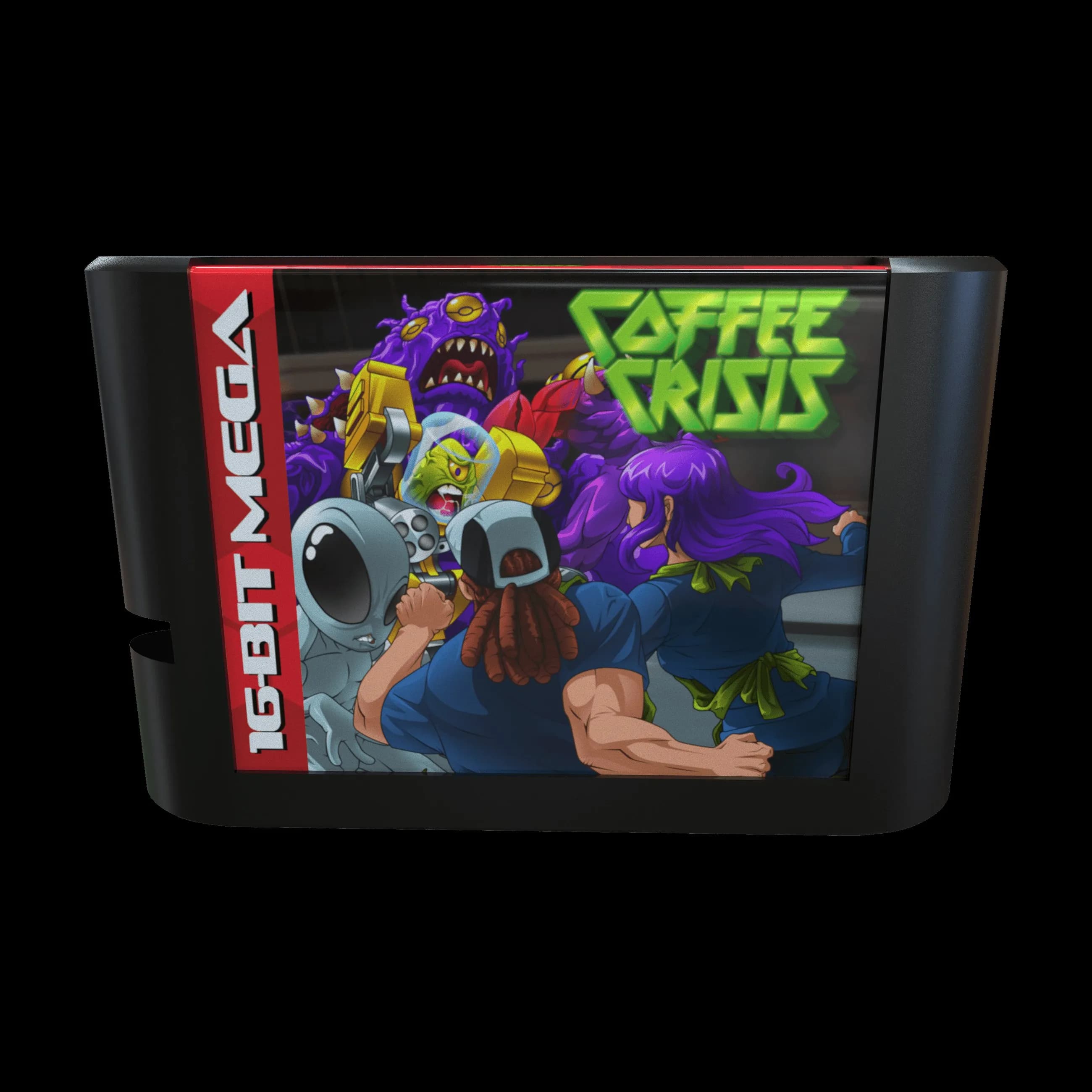 Coffee Crisis-Jeu pour Genesis, Mega Drive, Console PAL Mega