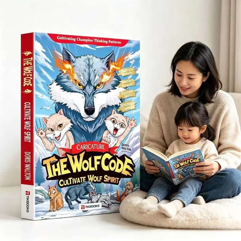 Le jeu de cartes The Wolf Code : Cultivez l'esprit du loup – Jeu de société familial, entraînement l