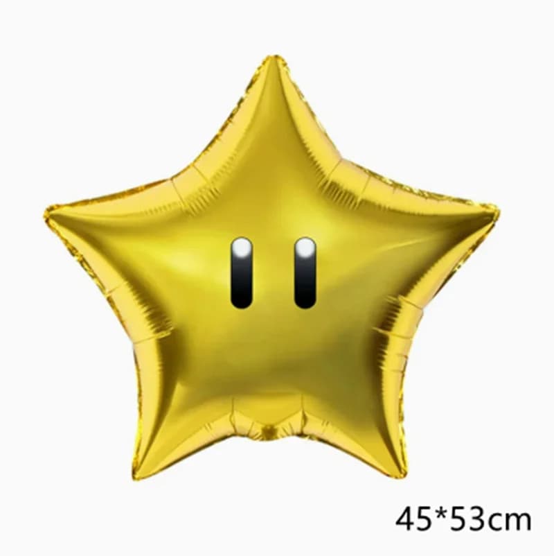 Kit de ballons en aluminium Super Tendance Mario Bros, thème Anime, pour fêtes, décorations mignonne