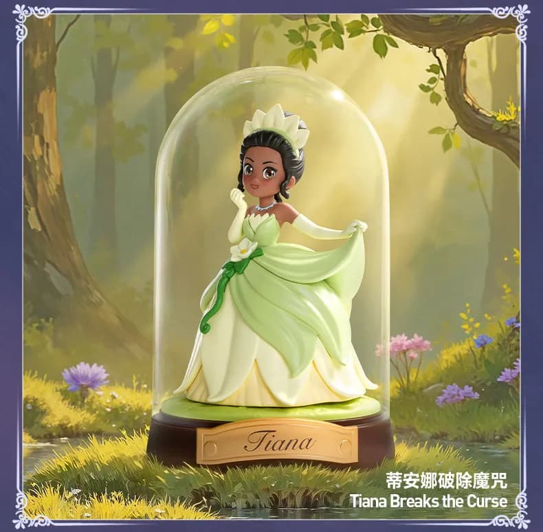 POP MART Disney Princess Creative World Series Belle Blind Box, figurine de collection avec dôme en 