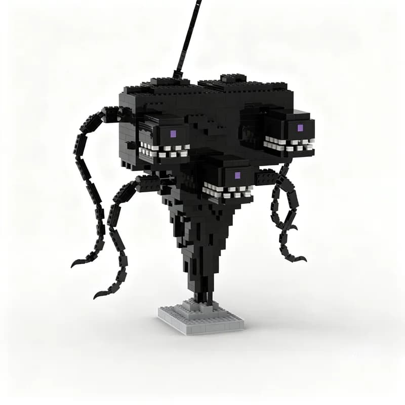 1400 pièces MOC Wither Storm Miinecraft Story Mode My World Model Building Blocks Construction Toy F