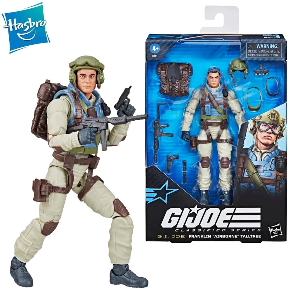 【EN STOCK】Hasbro G.I. Figurine d'action Joe GI Joe Classified Series 6" 115 Franklin Airborne Talltr