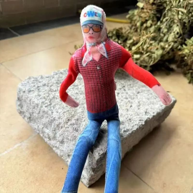 Figurine abstraite G-Dragon en forme de rat, 30 cm, poupée articulée corps entier avec squelette int