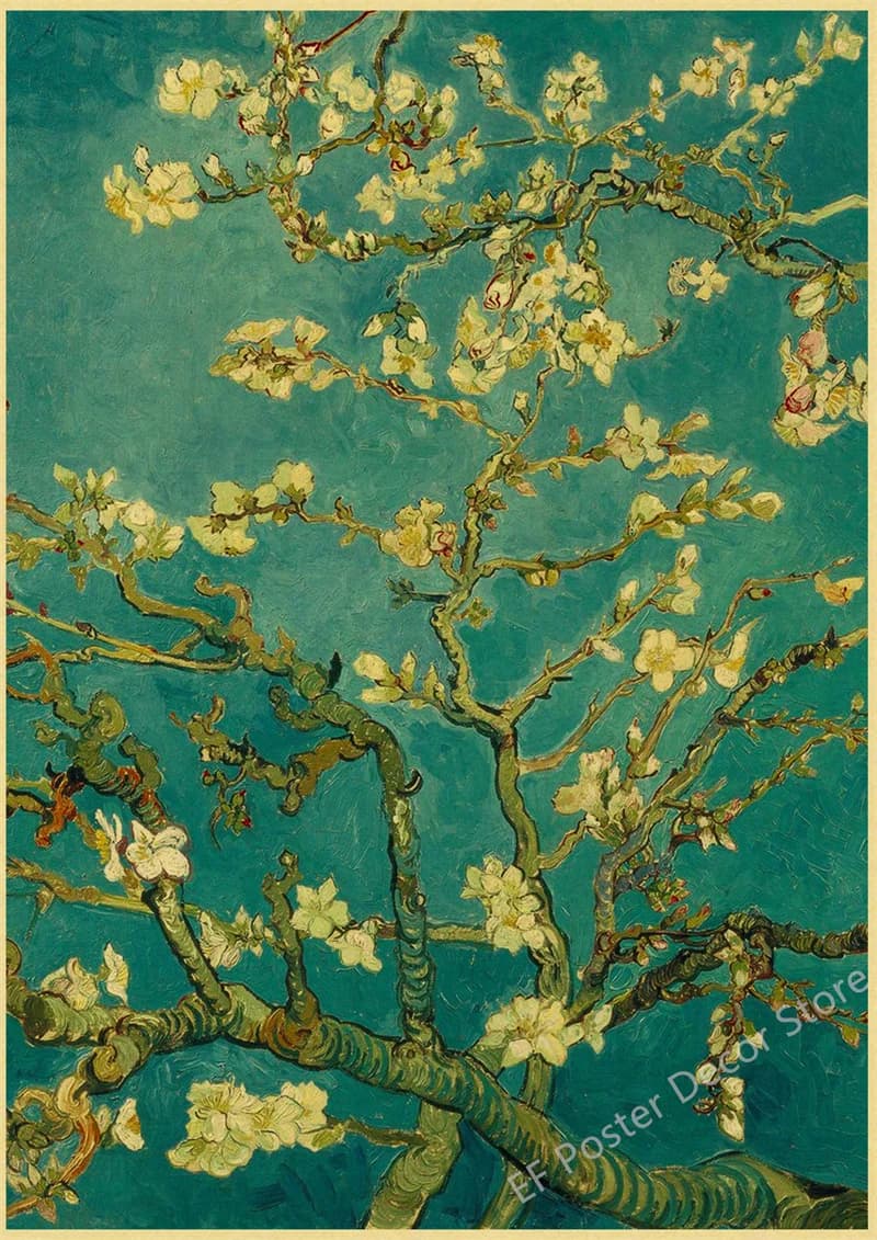 Affiche de la célèbre collection de peinture à l'huile de Van Gogh nous-mêmes, impression sur papier