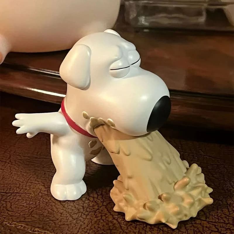 Figurine d'action en PVC Youtooz Family Guy Puking Brian Stewie Griffin, modèle décoratif, jouet, ca
