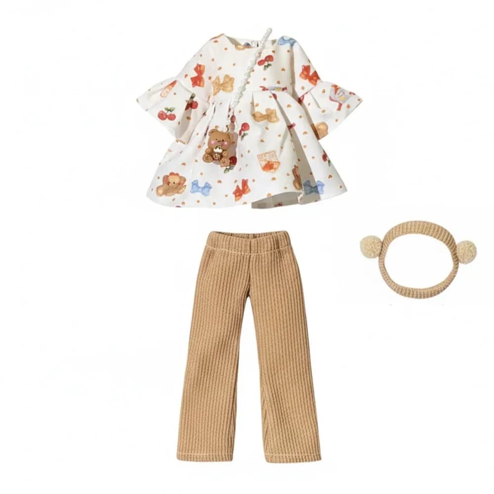 Vêtements de poupée tendance 30 cm, jolie robe de poupée mignonne, cadeau décontracté pour fille (sa