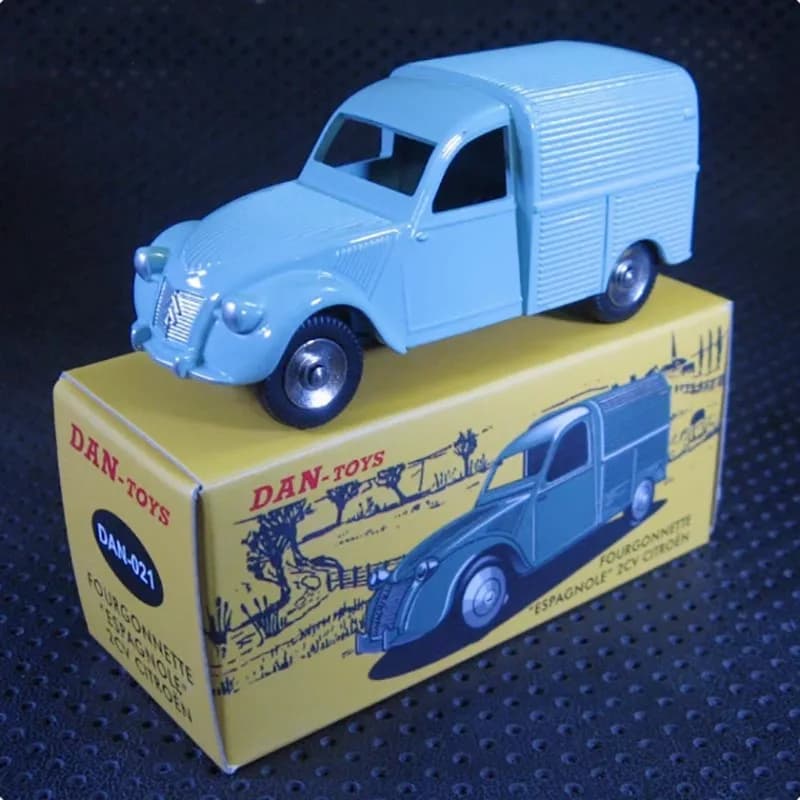 Citroen – voiture en alliage 2CV, modèle de voiture antique classique, souvenirs à collectionner, or