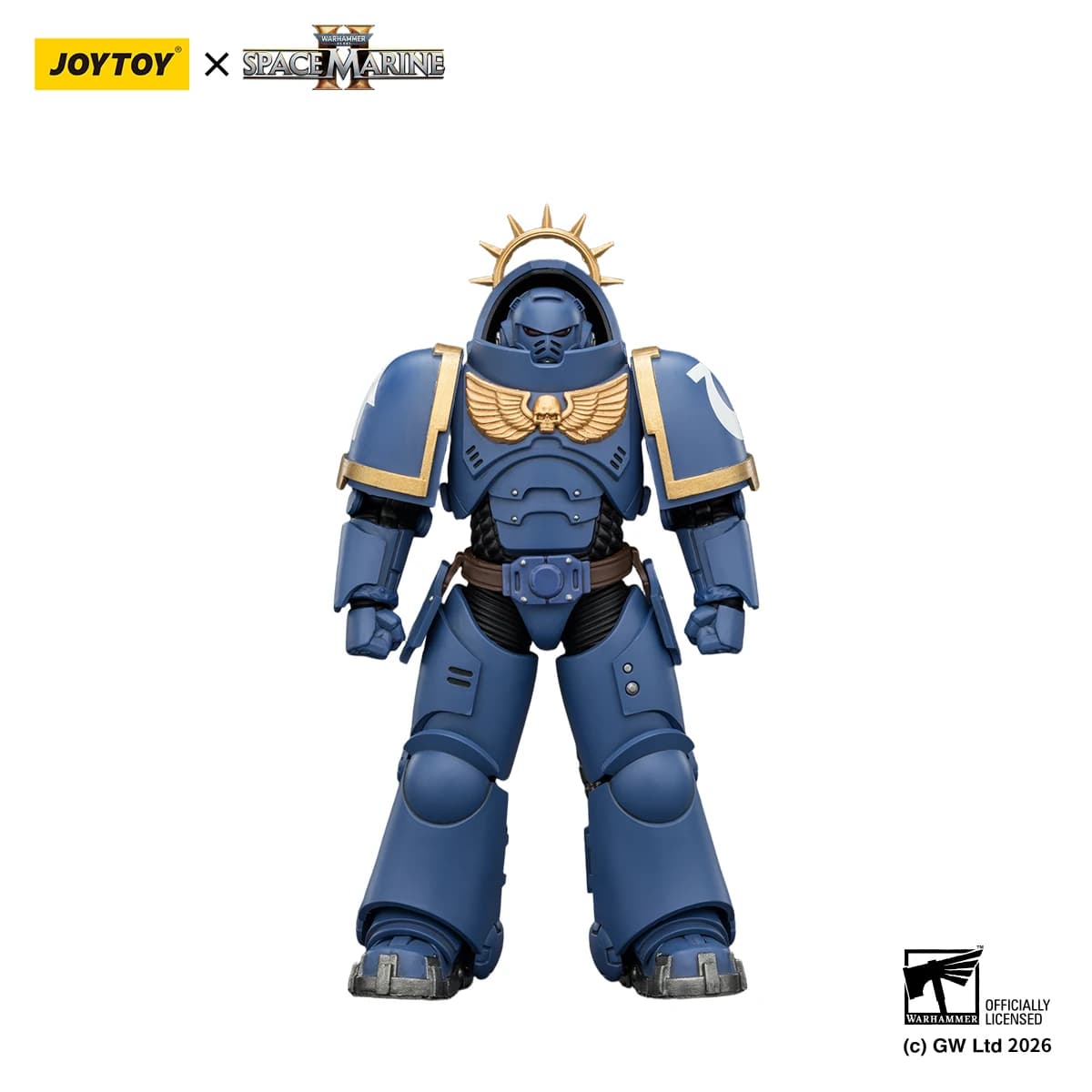 Figurines d'action JOYTOY Warhammer 40,000 1/18 Édition Jeu Ultramarines Heavy Intercessor Space Wol