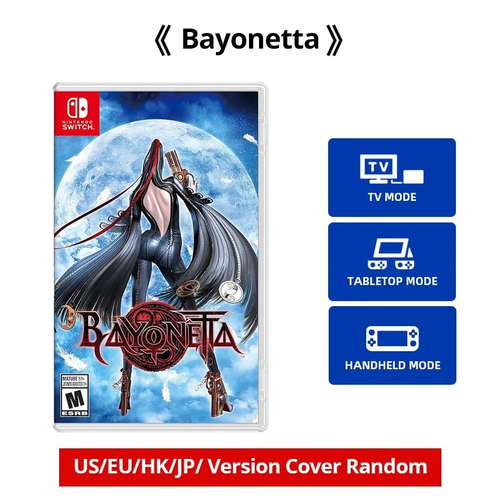 Jeu Nintendo Switch - Bayonetta - Cartouche de jeux Carte physique Party pour Switch OLED Lite