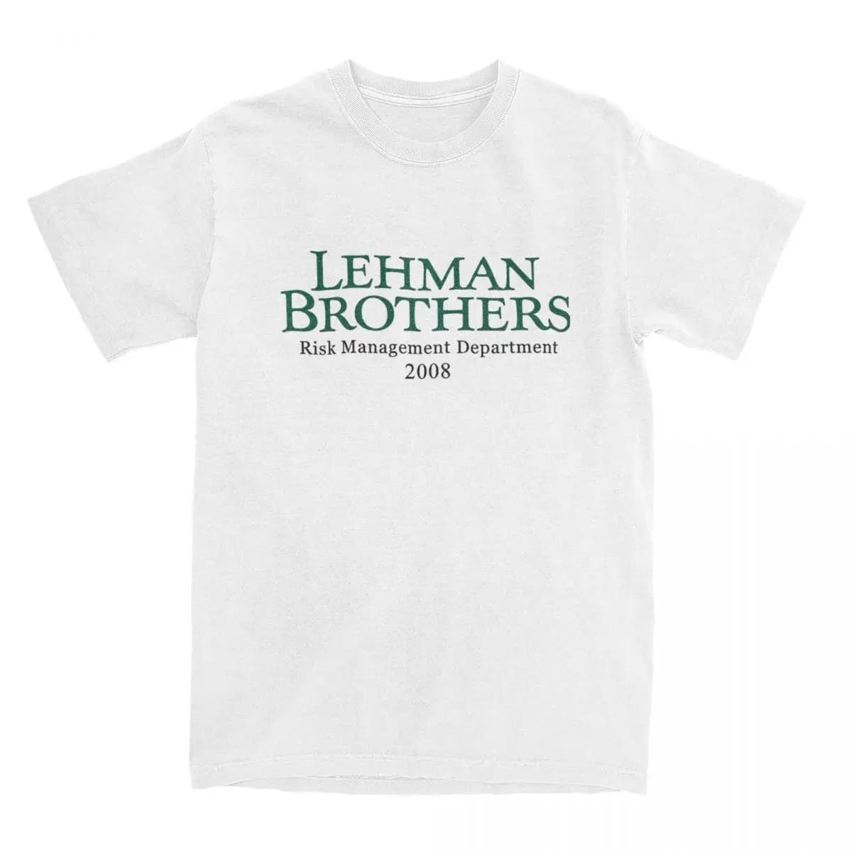 T-Shirt Lehman Brothers gestion des risques t-shirts banque Hippie T-Shirt pour plage décontracté à 