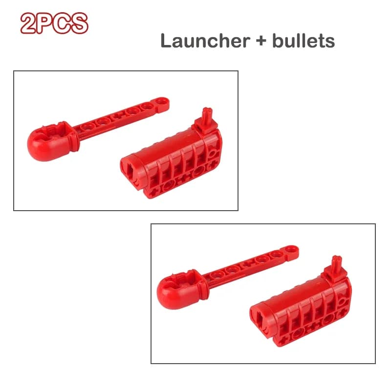 Lanceur de canon + ensemble de balles, blocs techniques, pièces de jeux de tir, flèche souple 57029c