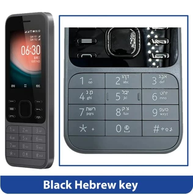 Téléphone mobile 4G d'occasion fabriqué en Finlande, modèle 6300, double SIM, KaiOS, Wifi, multiling
