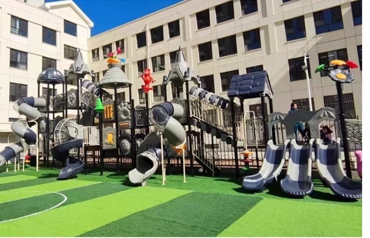 Grands équipements de divertissement en plein air, toboggan aquatique pour enfants, aire de jeux aqu