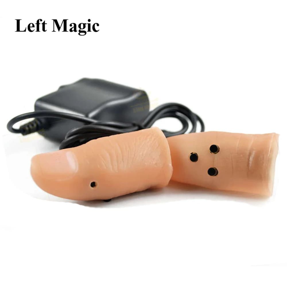 Embouts de pouce Super lumière LED, tours de magie de sept couleurs, ensemble de paires de lumières 