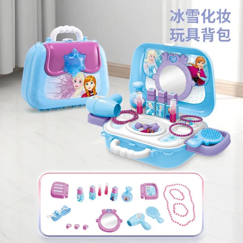 Kit de maquillage Disney Elsa – Jouet de maquillage de dessin animé mignon, élégant et personnalisé 