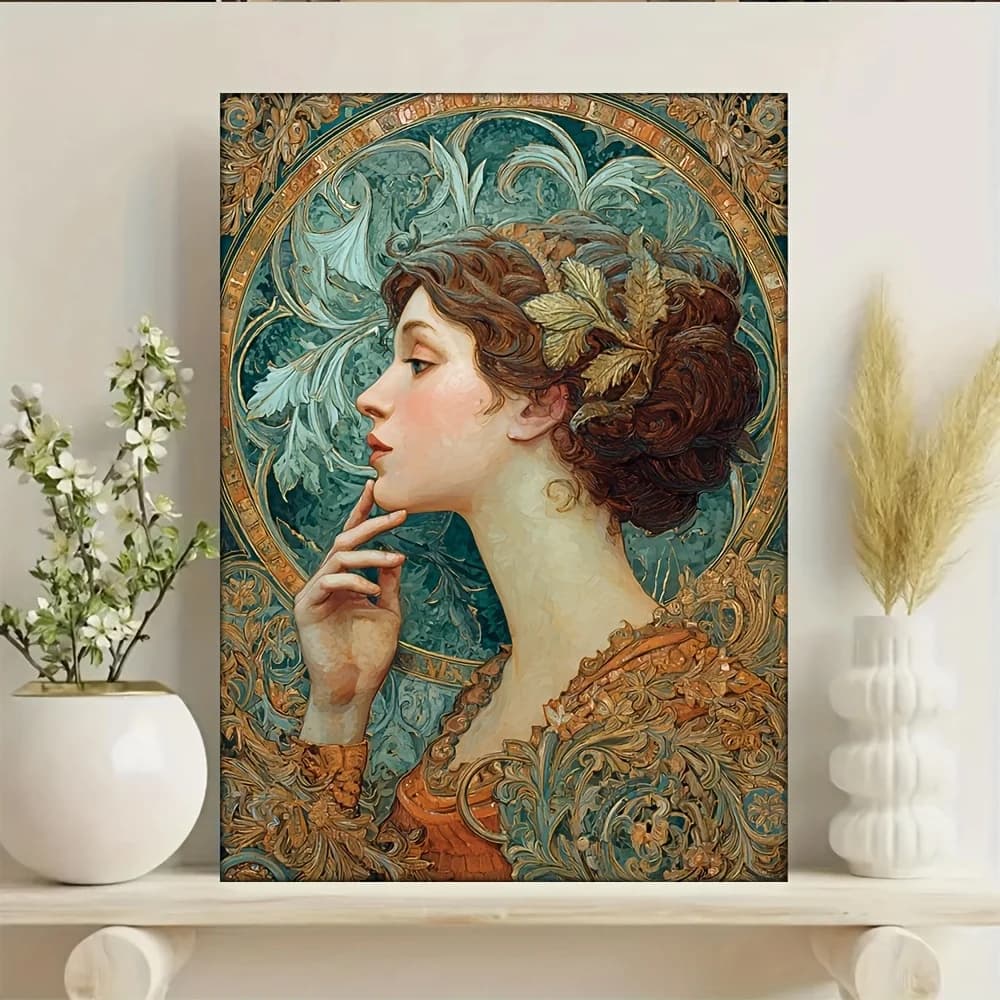 Puzzles pour adultes 500/1000/1200/2000 pièces, puzzles de peinture artistique style Alphonse Mucha,