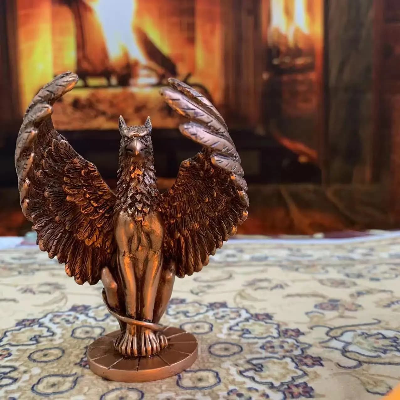 Figurine de Griffin mythologique, Figurine de Griffindo, artisanat en résine, accessoires de bureau,