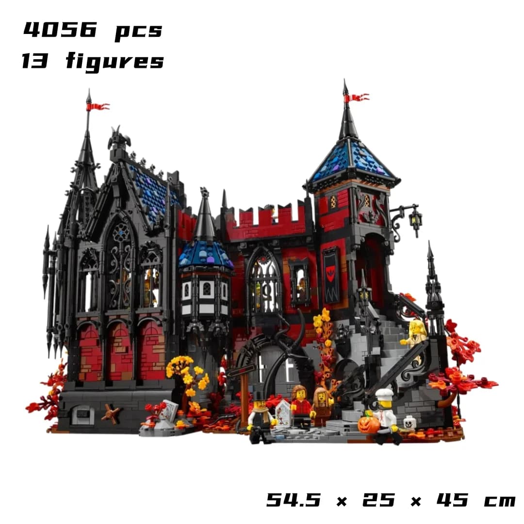 2026 En stock 4056 pièces Blocs de construction Moc Classic Castle Adventure Transylvania Modèle de 