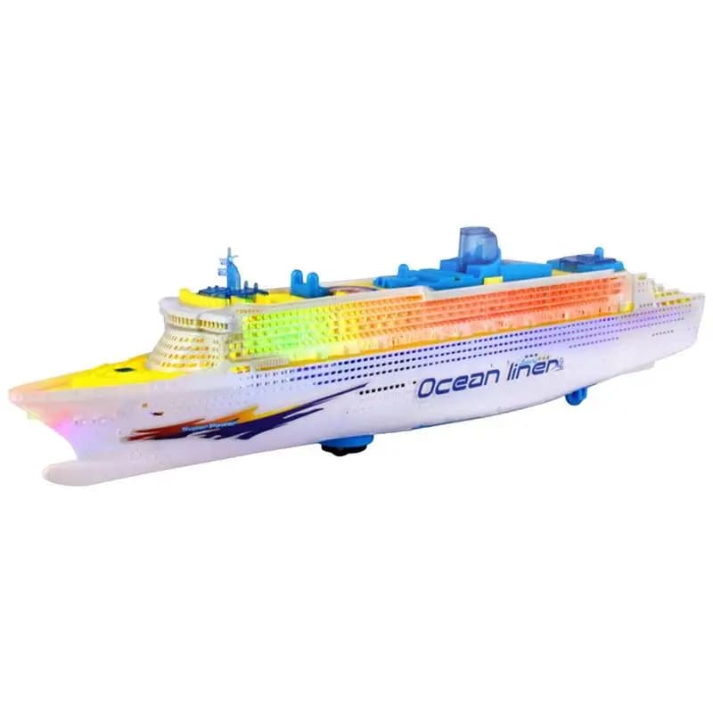 Jouet de bateau de croisière Ocean Liner bateau de croisière bateau électrique jouet avec lumière cl