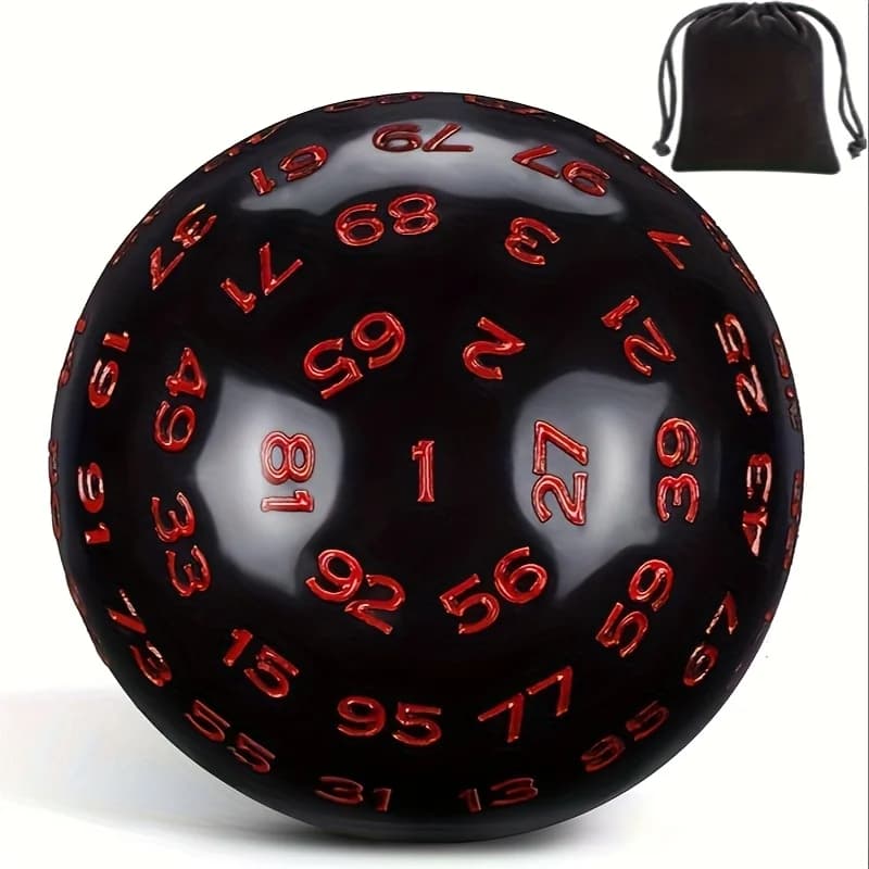 Dés D100 pour D&D/RPG/Jeux de rôle de table, parfaits pour la collection de dés ou comme cadeau