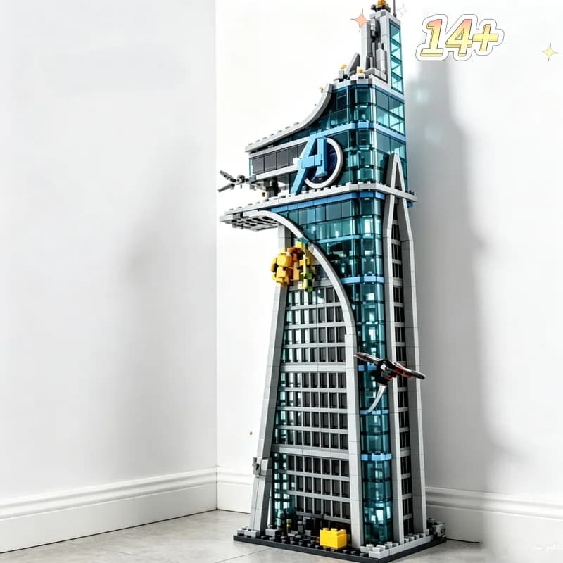 5201 pièces Tour Classique avec figurines, modèle de construction modulaire compatible avec les tour