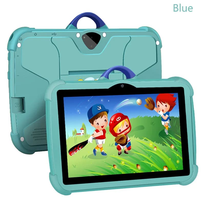 Nouveau modèle de dessin animé enfants tablette 7 pouces Quad Core 4GB RAM 64GB ROM Android apprenti