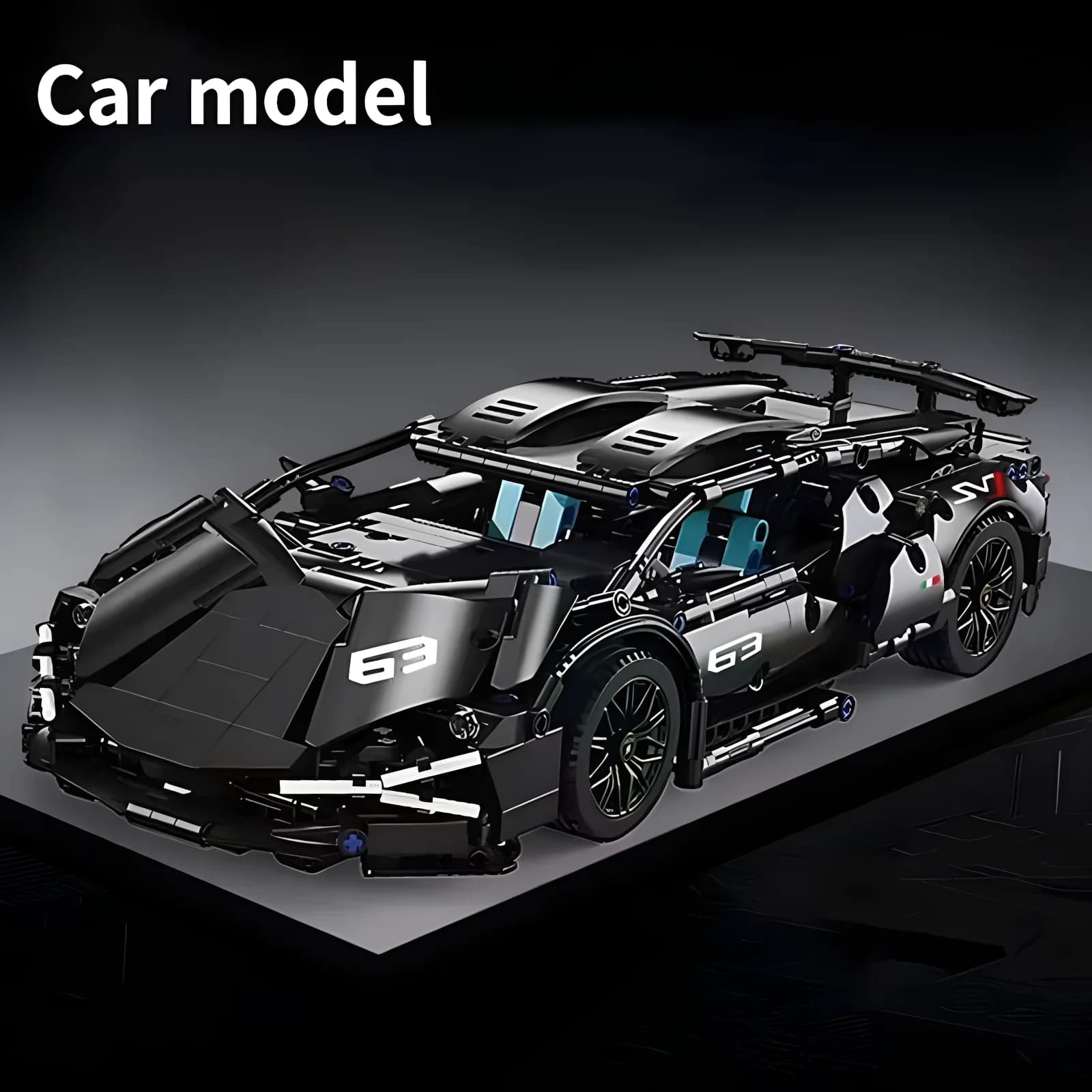 Blocs de construction de modèle de voiture de Sport de course technique adultes 1:14 bricolage super