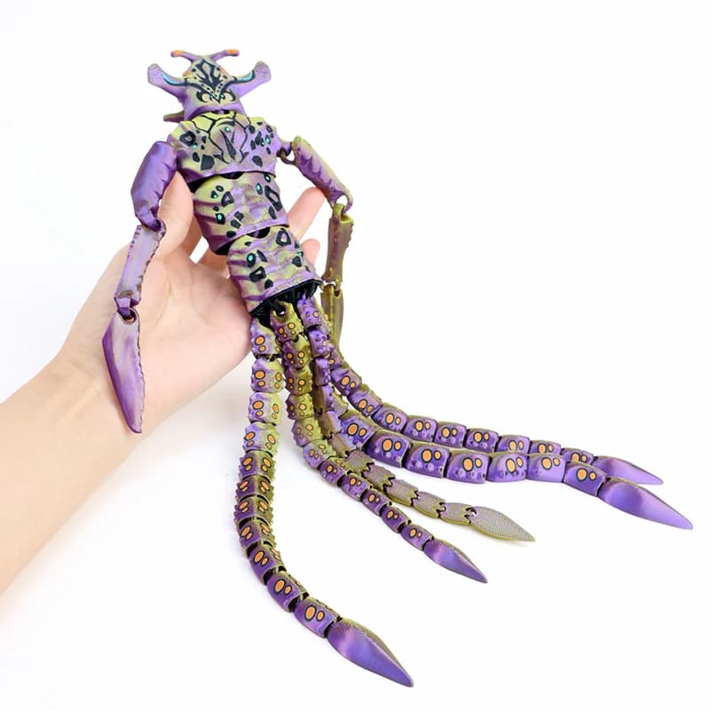 Figurine d'action Subnautica Sea Emperor Leviathan, 38cm, imprimée en 3D, articulations mobiles, mod