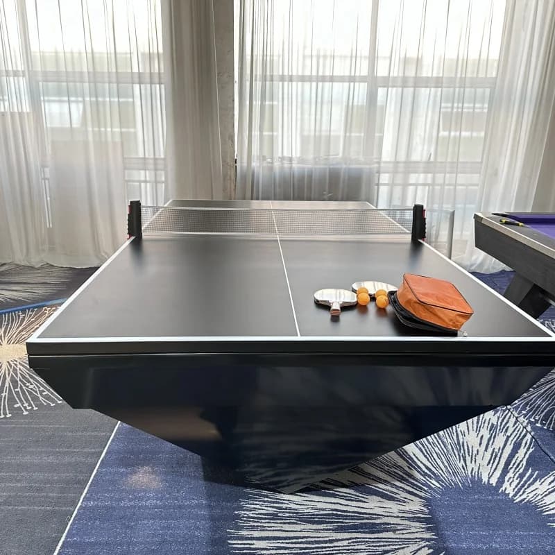 Tables de jeux multifonctionnelles personnalisées de haute qualité pour salle à manger, poker, tenni