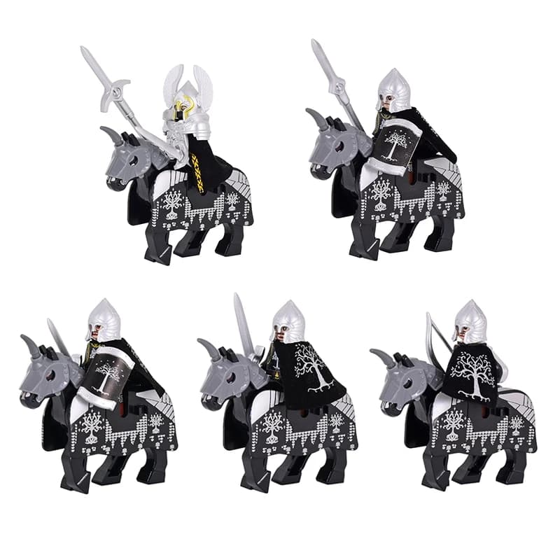 Lot de figurines de l'armée des elfes, soldats, Orcs, LOTR, armure, garde, guerrier, Archer, chevali
