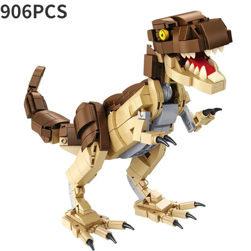 Blocs de construction tyrannosaure Rex créatifs de grande taille, jouet Jurass Mosasaur, blocs de pa