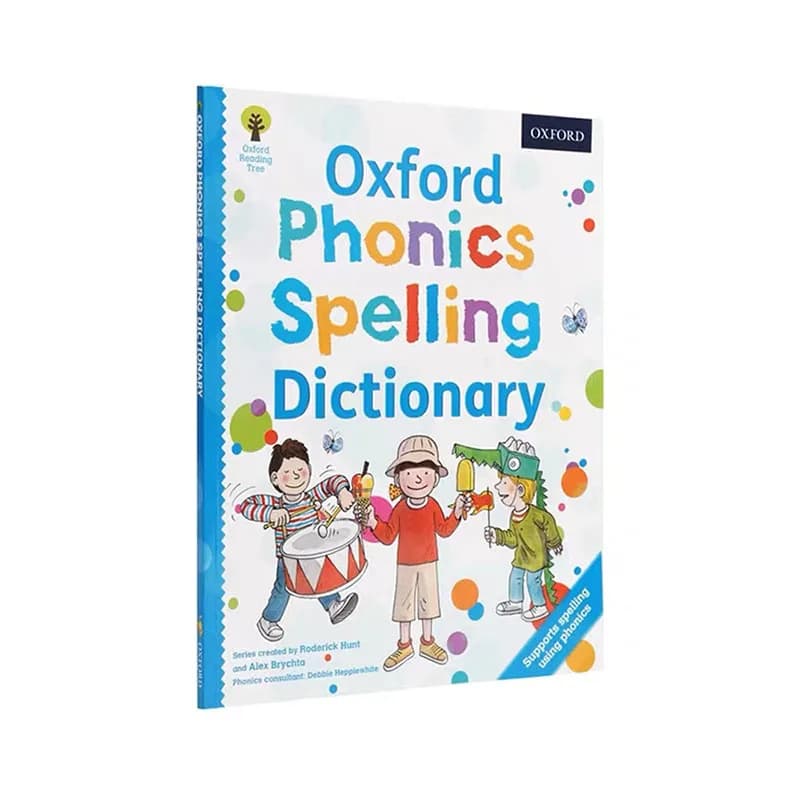 Oxford Phonics Spelling Dictionary pour enfants, livre d'images d'apprentissage de l'anglais, outil 