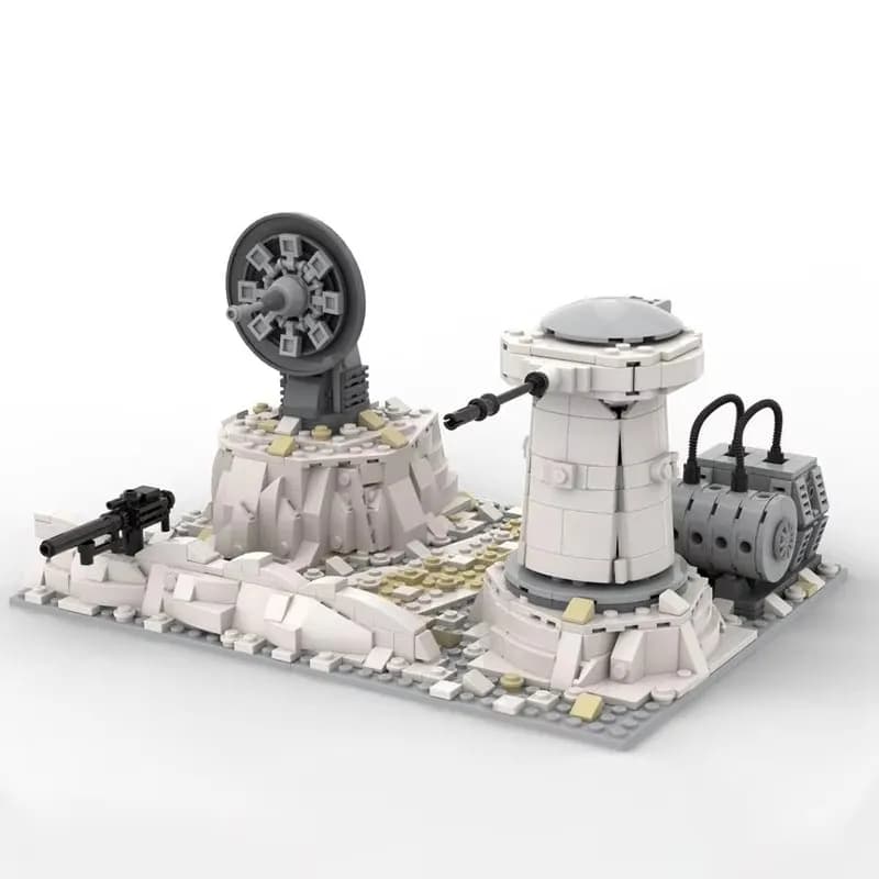 Nouveau 960 pièces star bataille film MOC bataille sur Hoth rebelles cannons modèle bricolage idées 