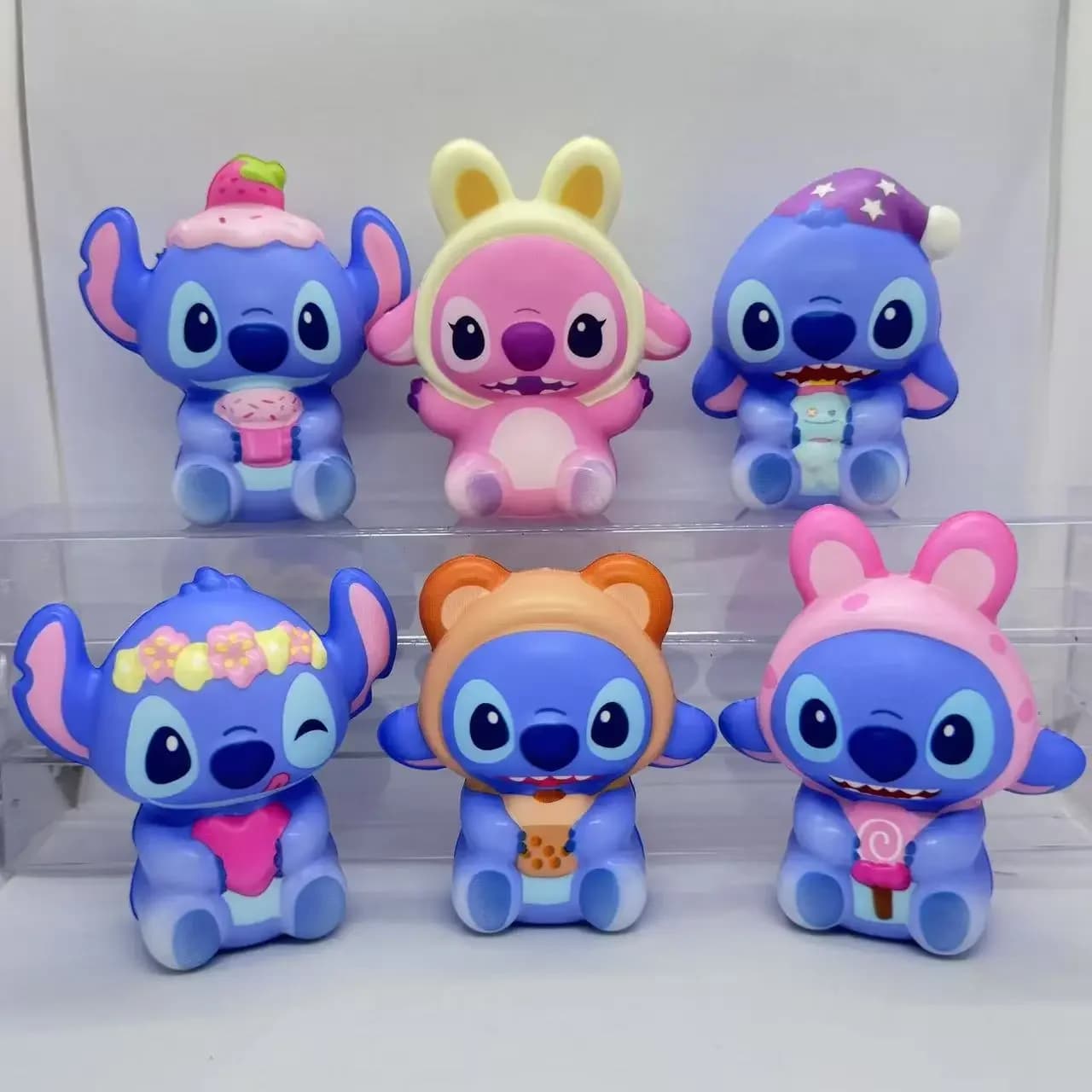 Stitch Squishy Toy – Lilo & Stitch PU Jouet Fidget à rebond lent, soulagement du stress pour le trav