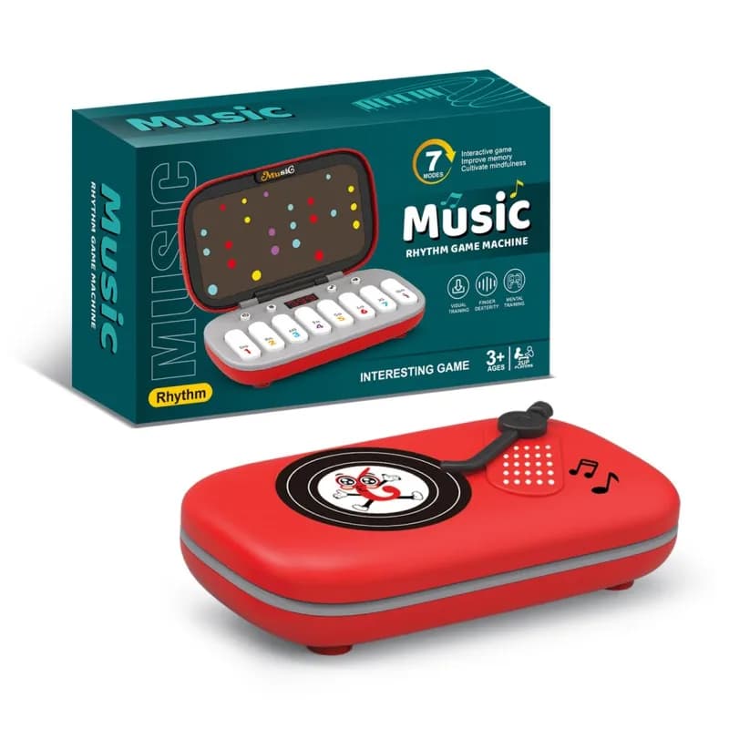 Jeu de puzzle musical électronique, machine à rythme, éclairage sensoriel, orgue à poussée rapide, j