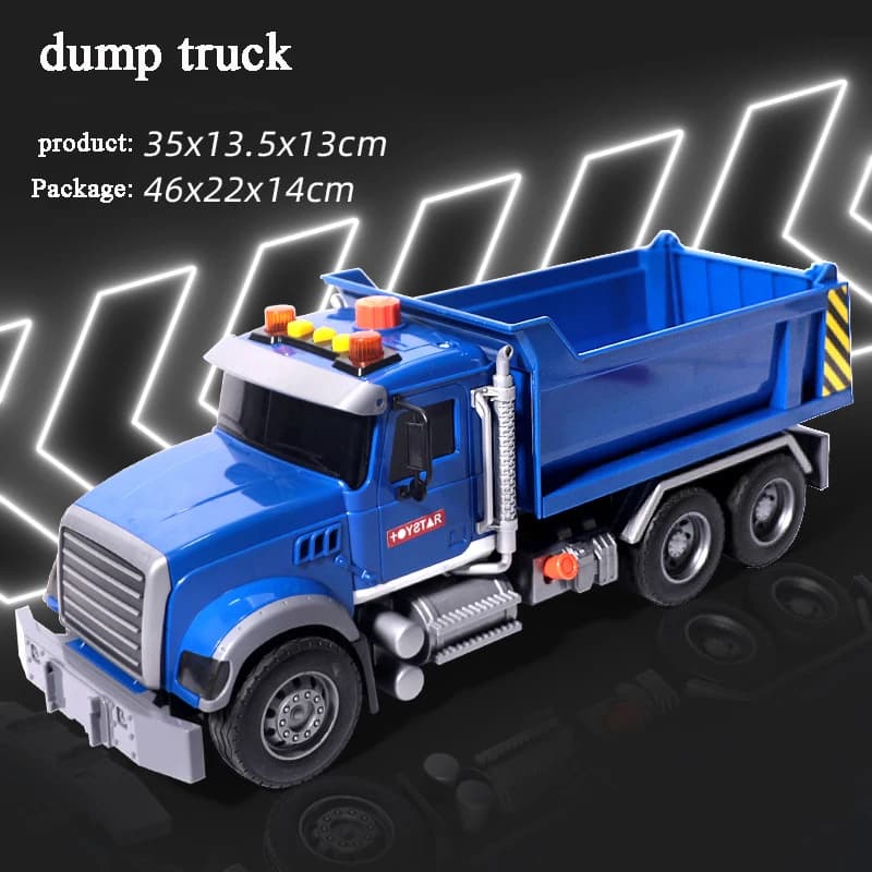 Camion benne géant de simulation, véhicule d'ingénierie, grand camion de transport pour enfants, mod