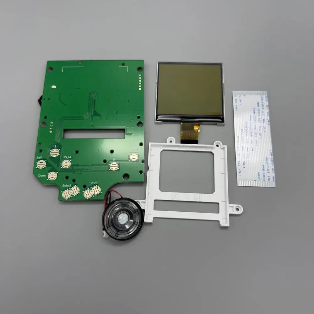 Écran LCD en niveaux de gris de 2,5 pouces pour GameBoy GB DMG-01, installation facile, aucun découp