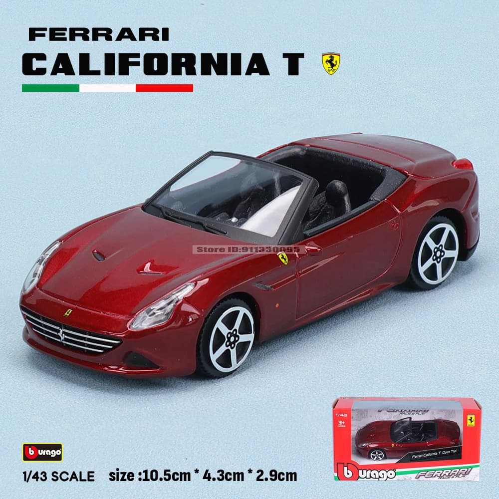 Bburago 1:43 plusieurs styles Ferrari Purosangue sp2 488GTB 250GTO SF90 ROMA alliage voiture de luxe