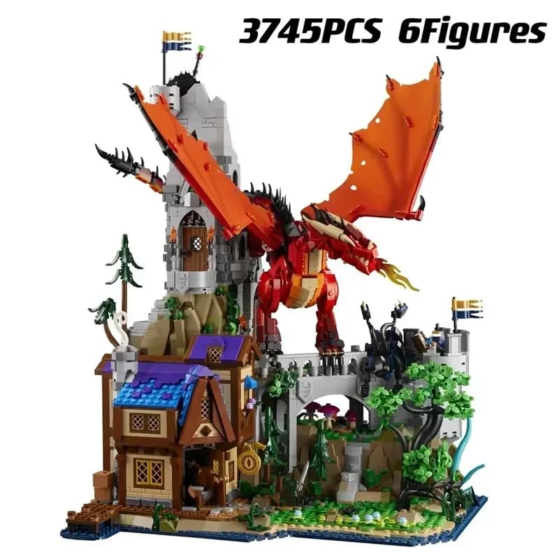3745 pièces, nouveau produit, La Légende du Dragon Rouge et des Donzels, 21348, blocs de constructio