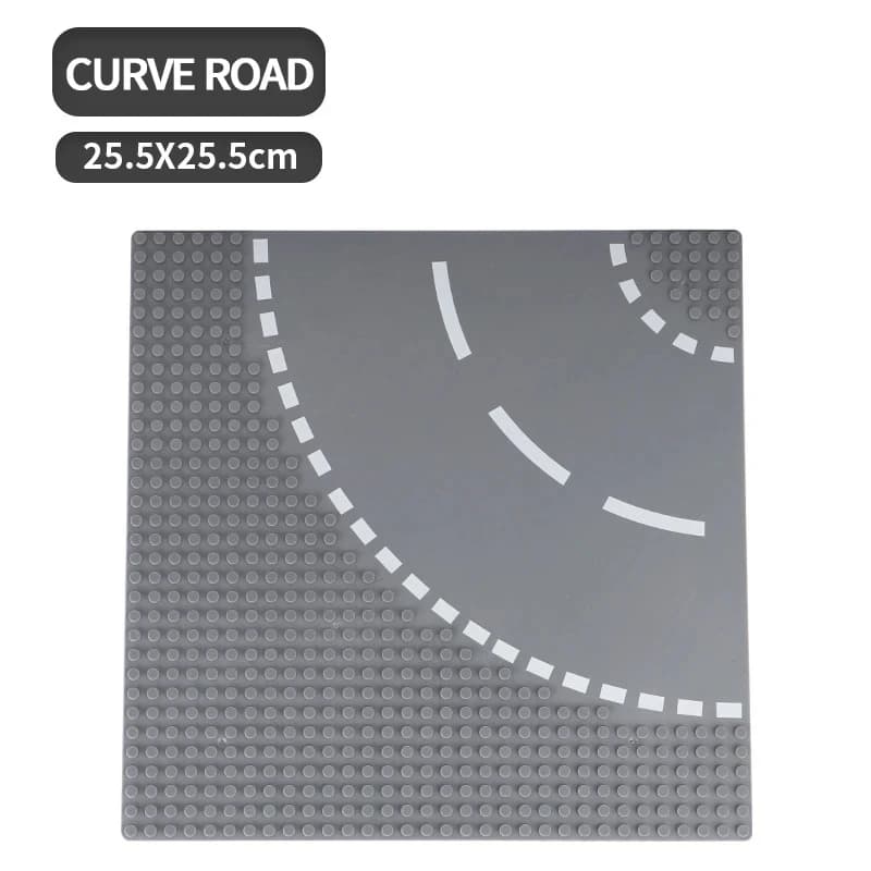 1 pièce Plaque de base routière urbaine 32*32 pour la construction de figurines et de blocs de const