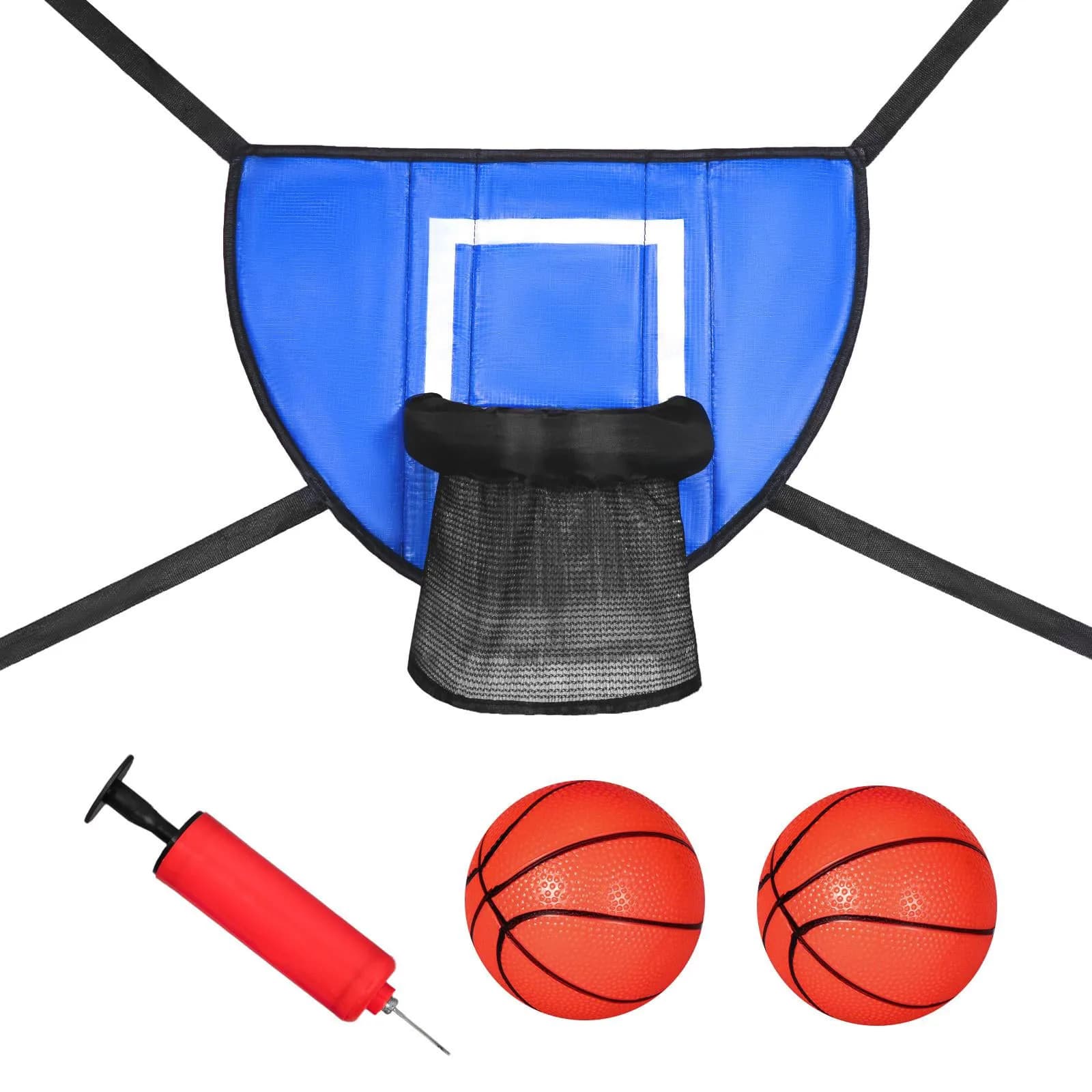 Cerceau de basket-ball pour Trampoline avec enceinte, support de basket-ball universel amusant en pl