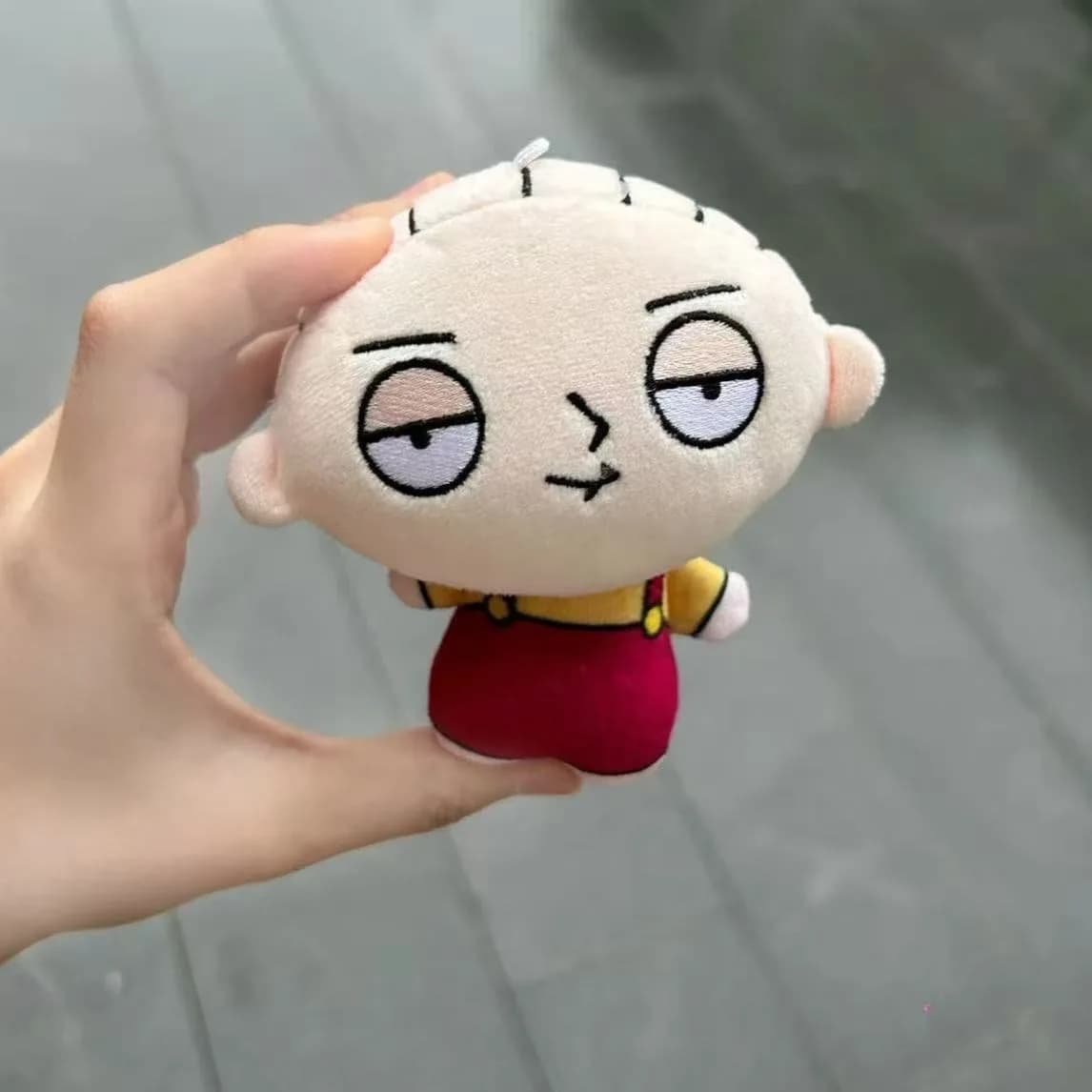 10 cm mignon famille gars Stewie · Griffin imprimé coton poupée en peluche-porte-clés et sac charme 