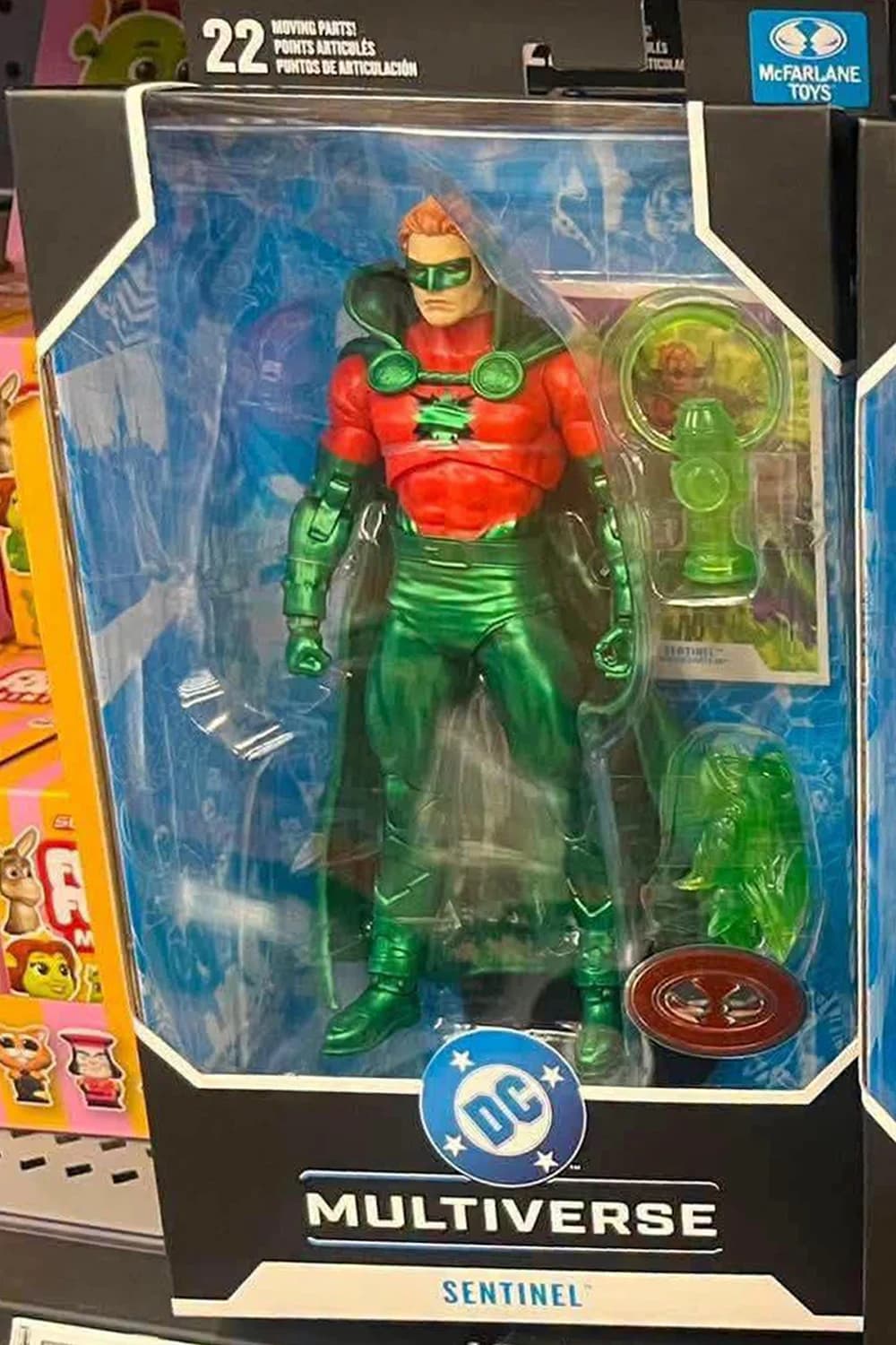 Figurine d'action McFarlane Toys DC Multiverse 7 pouces - Sentinel (Alan Scott)(Chase) - Modèle de p