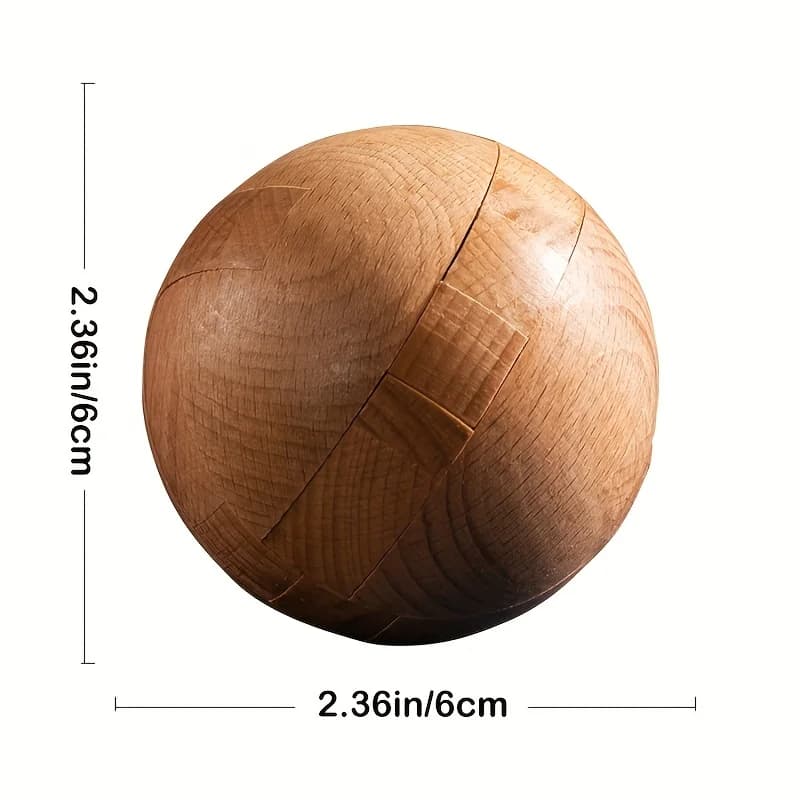 Débloquez votre Beaumont avec ce puzzle en bois classique, jouet en bois Kongming Lock, boule magiqu
