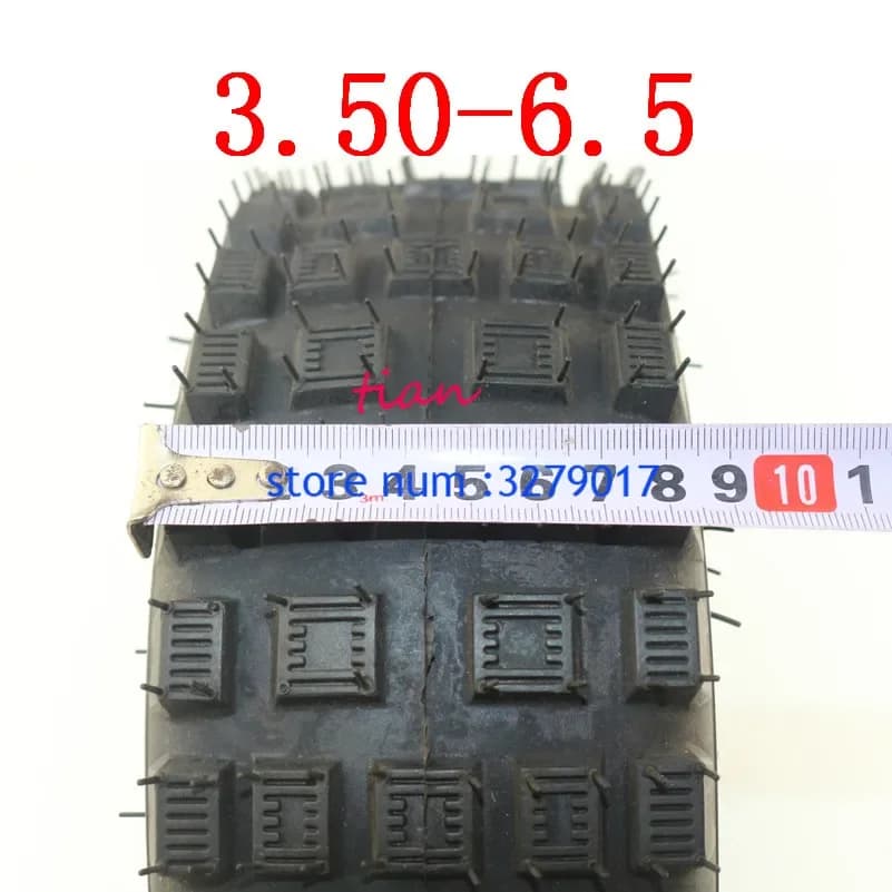 Les pneus tubeless durables 3.50-6.5 conviennent aux véhicules tout terrain, tondeuse à gazon, culti