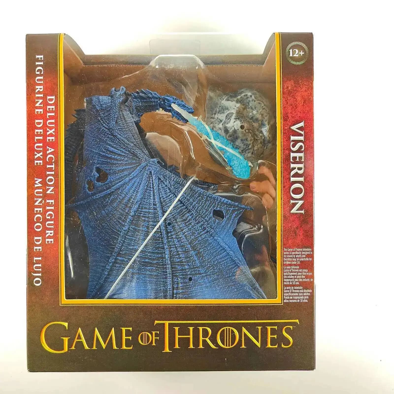 Figurine de dragon mobile Viserion Frost Wyrm noir, modèle de jouet de bureau, modèle d'anniversaire