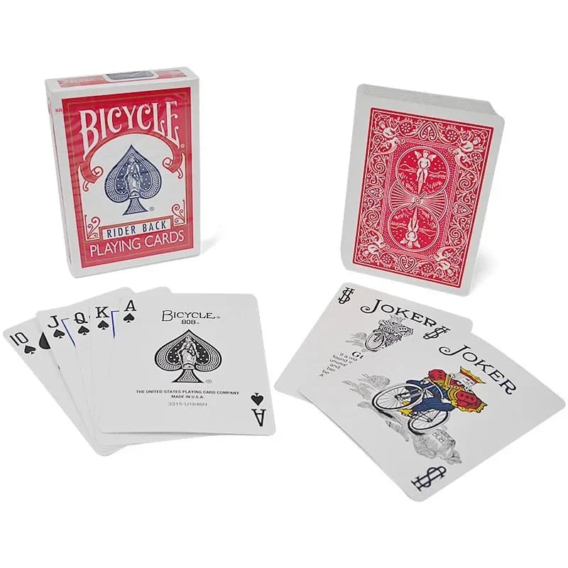 Jeu de cartes à jouer Bicycle Rider Back, version internationale, bleu, rouge, jeu de cartes standar
