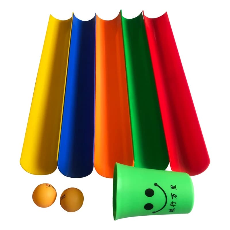 Jeu de transfert de ballons en équipe pour l'extérieur, entraînement à l'équilibre et à la coordinat
