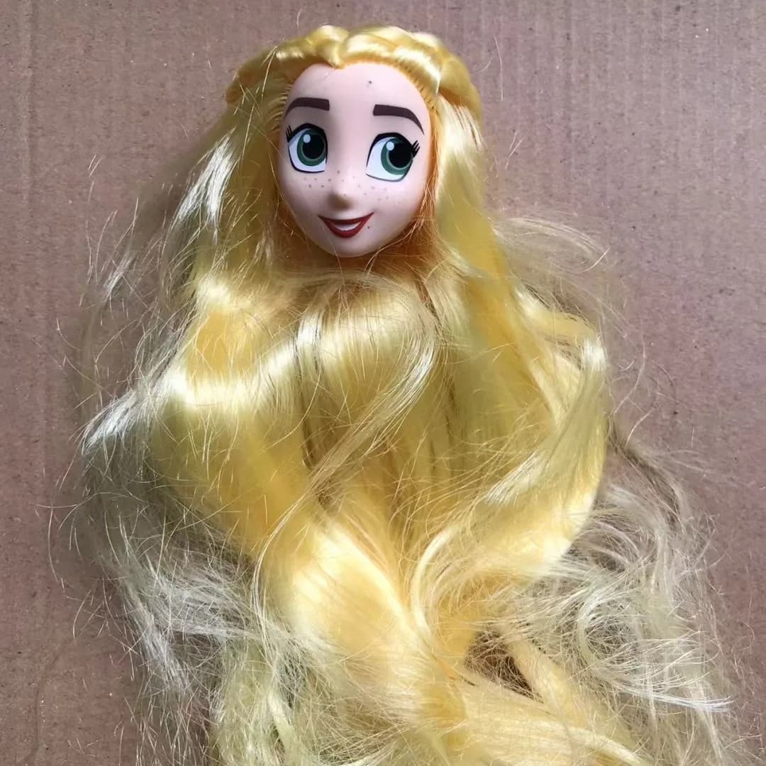 DISNEY fille princesse têtes de poupée fille jouer maison bricolage Dressing tête de poupée gâteau d