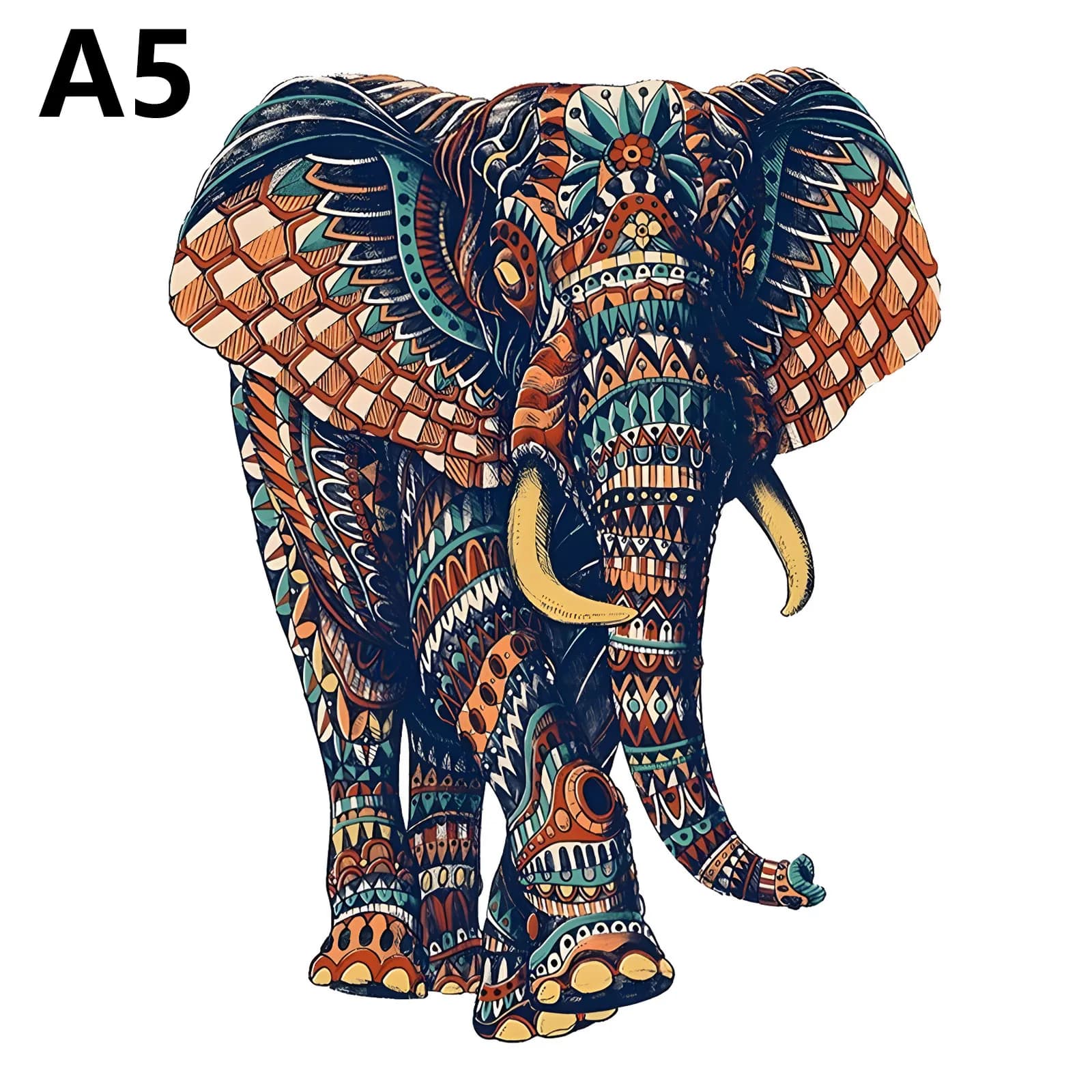 Puzzle en bois d'éléphant Unique, jouets anti-Stress pour adultes, formes d'animaux irrégulières, ca